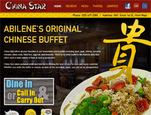 Tablet Screenshot of chinastarabilene.com